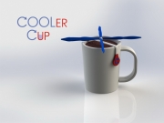 Индикатор остывания напитка или охлаждения его "Cooler Cup" , например  - кофе ...