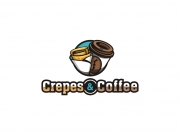 Добрый день, мой вариант лого для Crepes&Coffee. Текстовую часть можно использо...