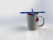 Индикатор остывания напитка или охлаждения его "Cooler Cup" , например  - кофе ...