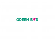 Зеленый шрифтовой логотип с перевернутой буквой "а" , которая изображена ввиде ...