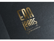 Стильный и отображающий джинсовые традиции лого. Слово ERA - сверху потому что ...