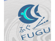 Простой абстрактный логотип в виде рыбки типа "Фугу", а также тарелки, рулетика...