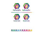 При разработки логотипа "Кубируби" за основу я взяла 3 образа: семья, игра, раз...