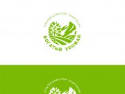 Логотип на сайте - два варианта, подобрала два цвета зеленных оттенков, наклейк...