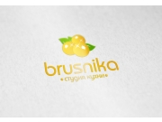 Логотип для студии кухни «brusnika»