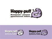 Здравствуйте Алексей. Представляю свой вариант логотипа для Happy-puff. Шрифт п...