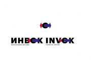 Логотип финансовой системы ИНВОК, представлен в двух вариантах, на русском и на...