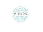 Лого основано на цветке гортензии