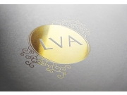Изящный логотип LVA - может быть как на прозрачном, так и на непрозрачном фоне.