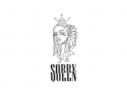 Логотип SORRY QUEEN (креативная женская одежда).