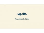 Два листика дуба изящной дугой образующие союз Massimo & Toni
