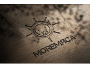 Идея логотипа дополняет название компании - "МОРЕМЯСА". Элементы "бык" и "штурв...