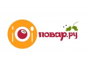 Ароматный домашний логотип. Сочетание 3 кулинарных цветов: морковногог, борщово...
