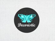 Логотип бабочка, как символ уникальности и неповторимости, акварельные заливки ...