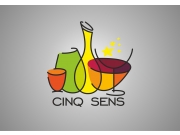 Вывеска для  "Cinq sens (Les 5 sens)"

Идея: 5 форм - пять различных вкусов.