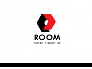 Простой геометрический логотип в форме куба (квадрата), своеобразный вид комнат...