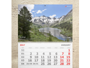 Вариант календаря с природой России