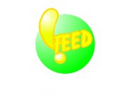 Логотип представлен как знак с названием. I feed - я информирую, я новости. ! -...