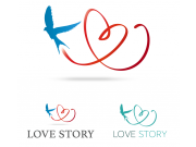 Здравствуйте! Предлагаю Вам концепцию логотипа Love Story. В данном примере изо...