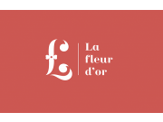 В знаке одновременно соединены буквы "L" и "F" с силуэтом цветка. Логотип сконс...