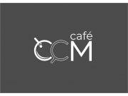 Образ двух кружек кофе в названии кофейни "CCM", символизирует отдых, приятную ...
