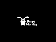 Счастливый кролик по имени Monday)
