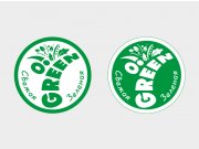 Логотип выполнен в виде свежей зеленой растительной стилизации!) О, Green! O, з...