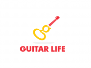 символьная часть - буква "g"(начальная в слове guitar) стилизована под гитару