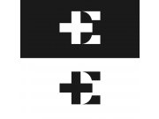 Буква "Е" стилизованная под медицинский крест. Может использоваться как в самом...