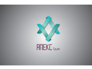 Абстрактное решение логотипа "АПЕКС групп"