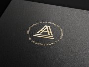 Главная идея в стилизации двух букв АА "Ассоциация Адвокатов" в красивый треуго...