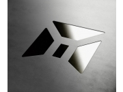Знак логотипа представляет собой буквы П с из трёх крупных геометрических фигур...