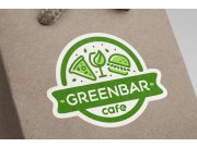 Очень "зеленый" логотип с харизмой:) Без резких краев и острых предметов. Выгля...