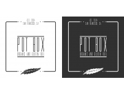 Первый вариант логотипа онлайн-магазина PotBox. Выполнен в минималистичном стил...